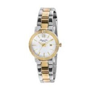 Kenneth Cole New York Analog Watch Two-Tone Stainless Steel Round Japanes Quartz